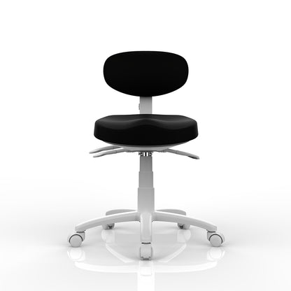 Med-Resource 945 Deluxe Medical Stool with Backrest