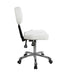 Med-Resource 945 Deluxe Medical Stool with Backrest - White Upholstery